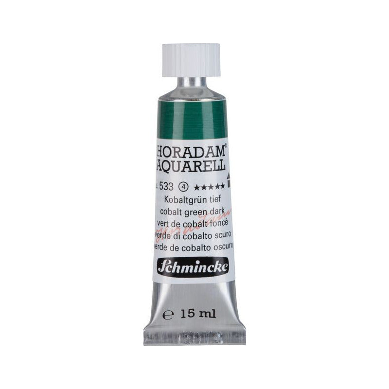 Schmincke Horadam akvarelna barva v tubi 15 ml - Onetz – 533 Kobalt zelena temna