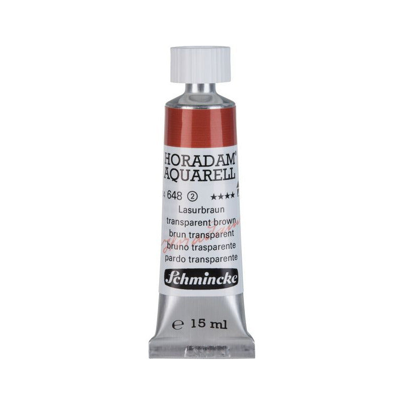 Schmincke Horadam akvarelna barva v tubi 15 ml - Onetz – 648 Transparentno rjava