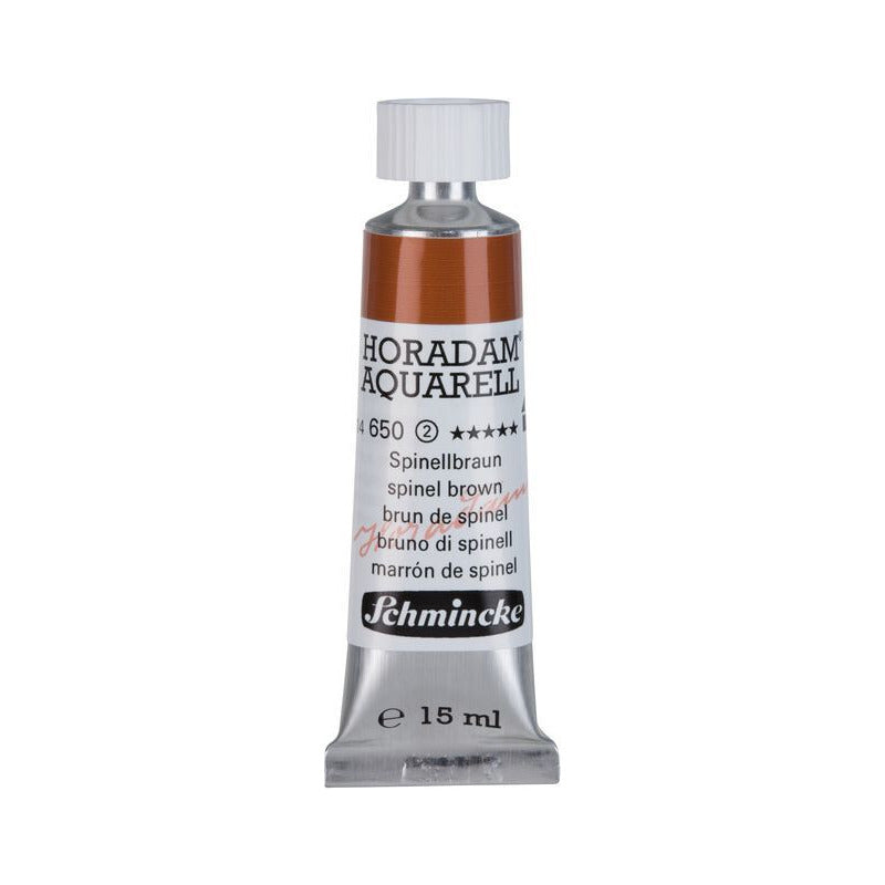 Schmincke Horadam akvarelna barva v tubi 15 ml - Onetz – 650 Spinel rjava