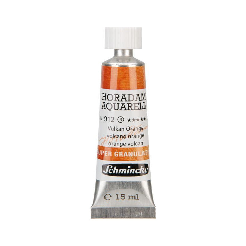 Schmincke Horadam akvarelna barva v tubi 15 ml - Onetz – 912 Vulkansko oranžna