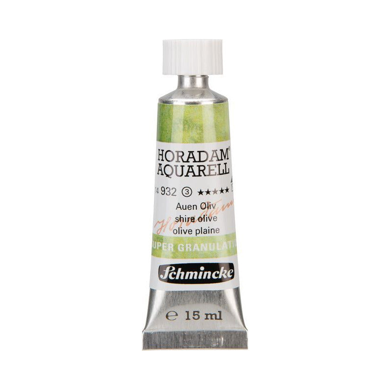 Schmincke Horadam akvarelna barva v tubi 15 ml - Onetz – 932 Shire olivna