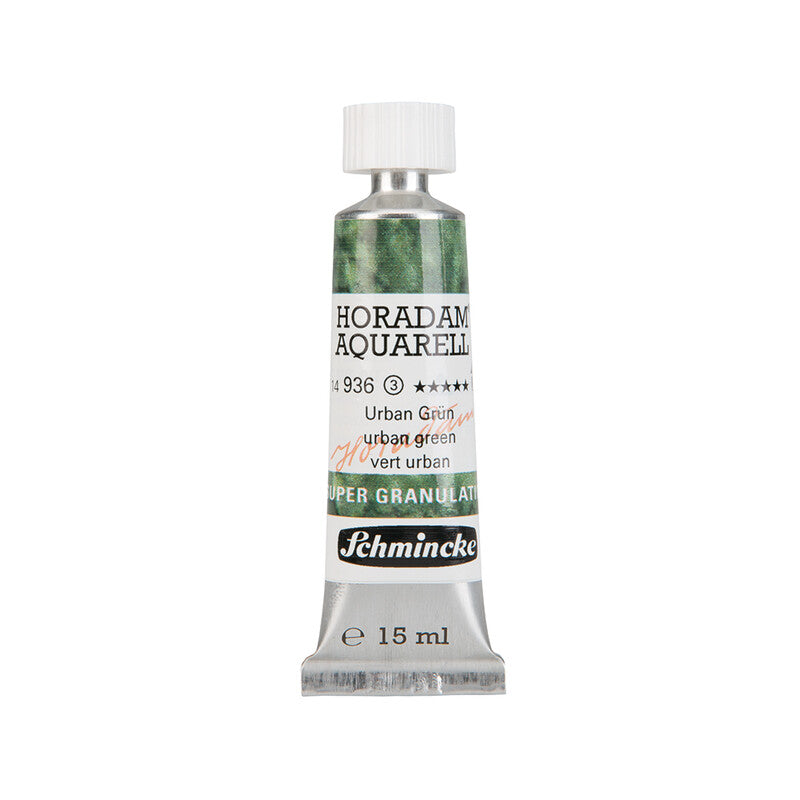 Schmincke Horadam akvarelna barva v tubi 15 ml - Onetz – 936 Urbana zelena