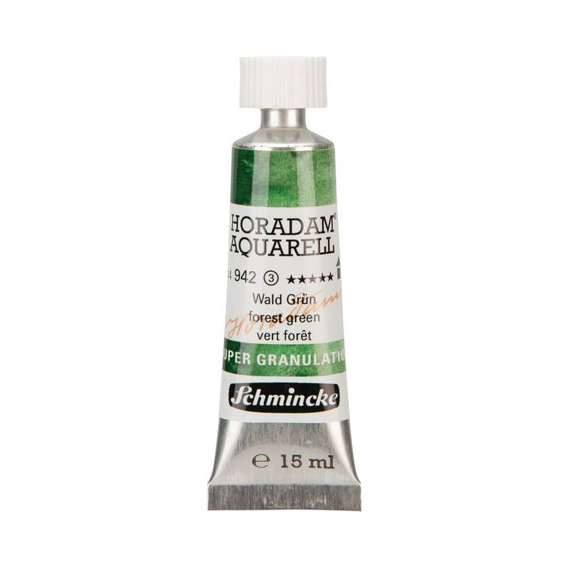 Schmincke Horadam akvarelna barva v tubi 15 ml - Onetz – 942 Gozdno zelena