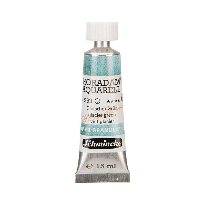 Schmincke Horadam akvarelna barva v tubi 15 ml - Onetz – 963 Ledeninsko zelena