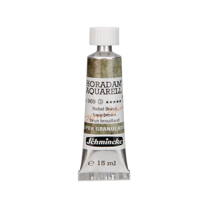 Schmincke Horadam akvarelna barva v tubi 15 ml - Onetz – 969 Megleno rjava