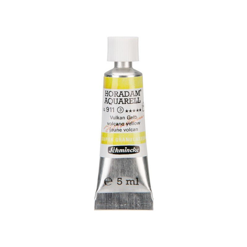 Schmincke Horadam akvarelna barva v tubi 5 ml – Volcano yellow – 911 Vulkansko rumena