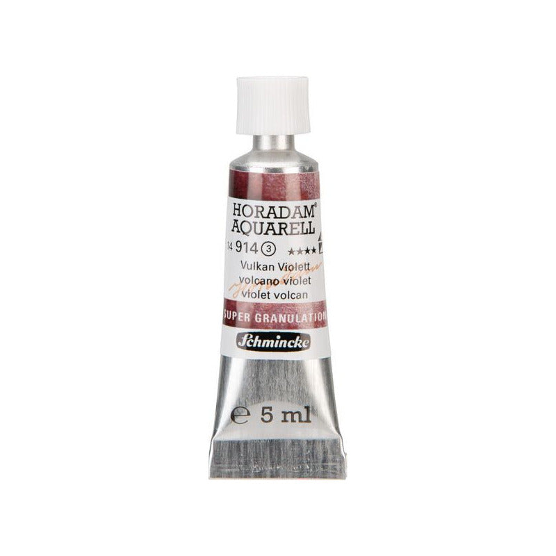 Schmincke Horadam akvarelna barva v tubi 5 ml – Volcano yellow – 914 Vulkansko vijolična