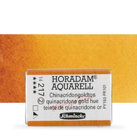 Schmincke Horadam akvarelne barve v celi ponvi – 217 Quinacridone Gold Hue