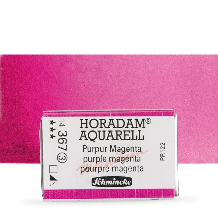 Schmincke Horadam akvarelne barve v celi ponvi – 367 Purple Magenta