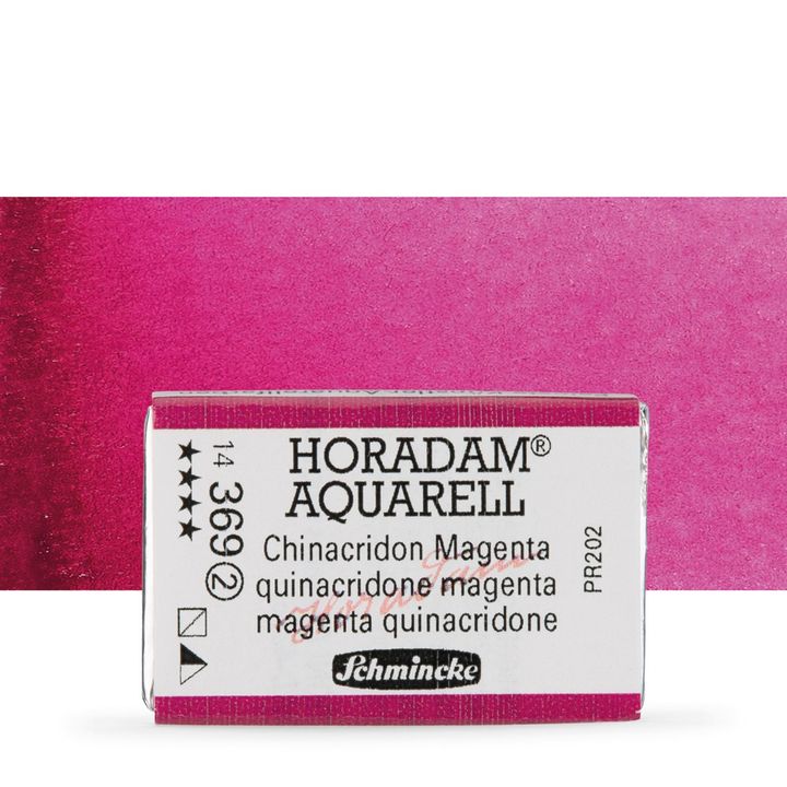 Schmincke Horadam akvarelne barve v celi ponvi – 369 Quinacridone Magenta