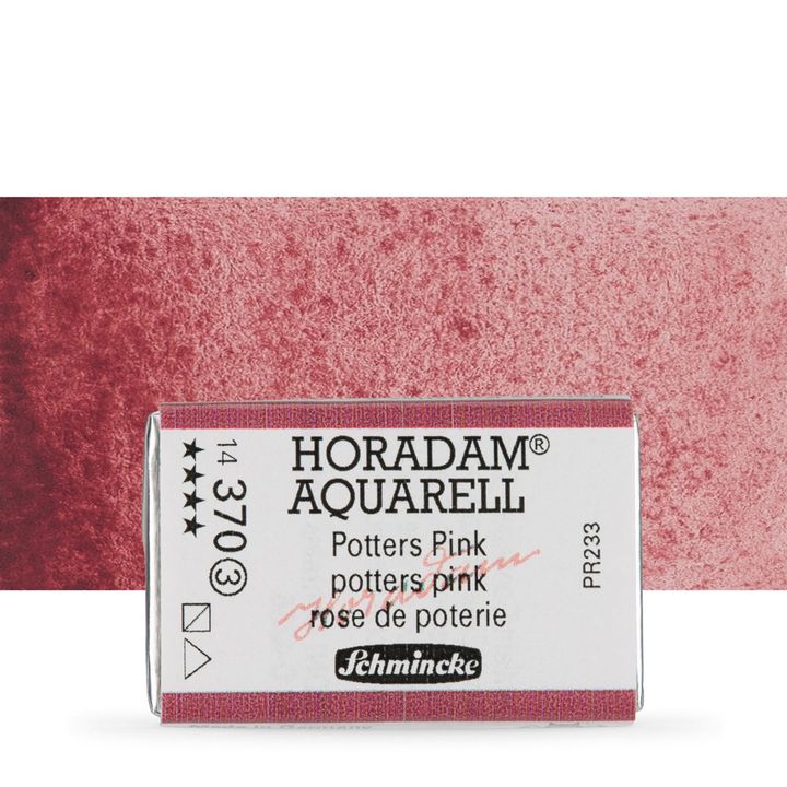 Schmincke Horadam akvarelne barve v celi ponvi – 370 Potters Pink