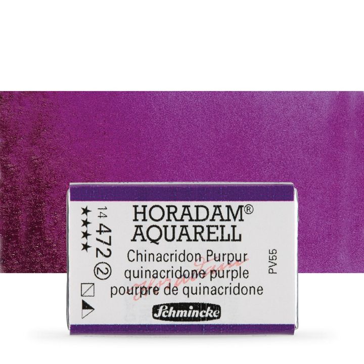 Schmincke Horadam akvarelne barve v celi ponvi – 472 Quinacridone Purple