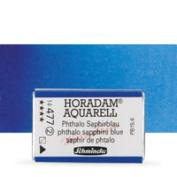 Schmincke Horadam akvarelne barve v celi ponvi – 477 Phthalo Sapphire Blue