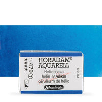 Schmincke Horadam akvarelne barve v celi ponvi – 479 Helio Cerulean
