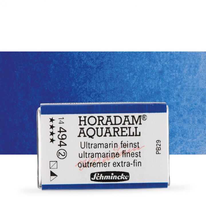 Schmincke Horadam akvarelne barve v celi ponvi – 494 Ultramarine Finest