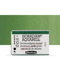 Schmincke Horadam akvarelne barve v celi ponvi – 512 Chromium Oxide Green