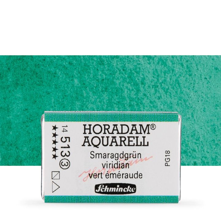Schmincke Horadam akvarelne barve v celi ponvi – 513 Viridian