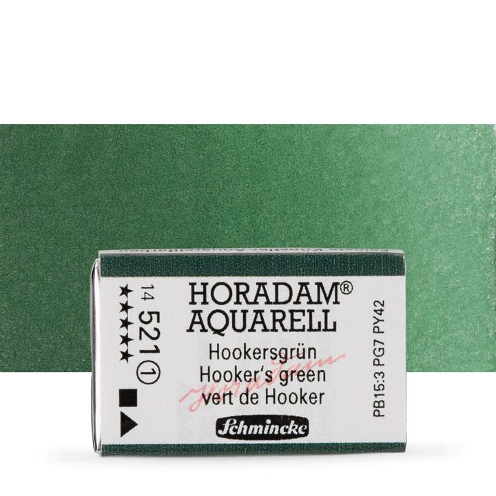 Schmincke Horadam akvarelne barve v celi ponvi – 521 Hooker'S Green