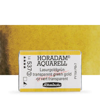 Schmincke Horadam akvarelne barve v celi ponvi – 537 Transparent Green Gold