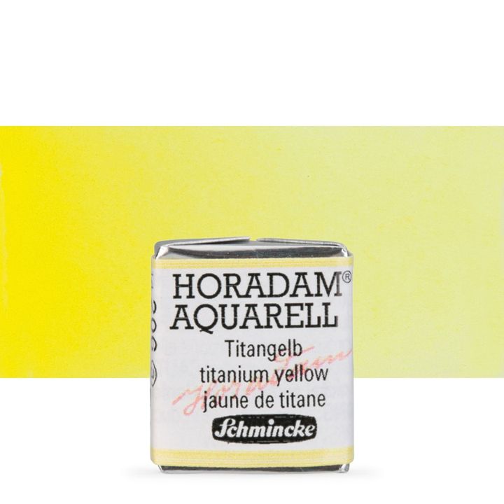 Schmincke Horadam akvarelne barve v polponvi – 206 Titanium Yellow
