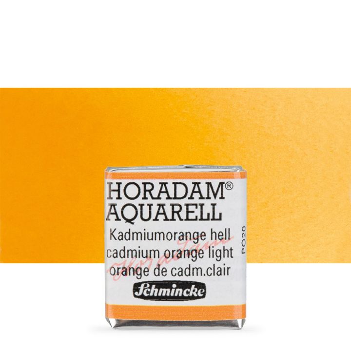 Schmincke Horadam akvarelne barve v polponvi – 227 Cadmium Orange Light