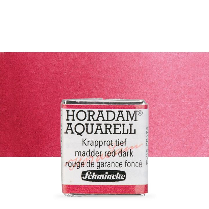 Schmincke Horadam akvarelne barve v polponvi – 354 Madder Red Dark