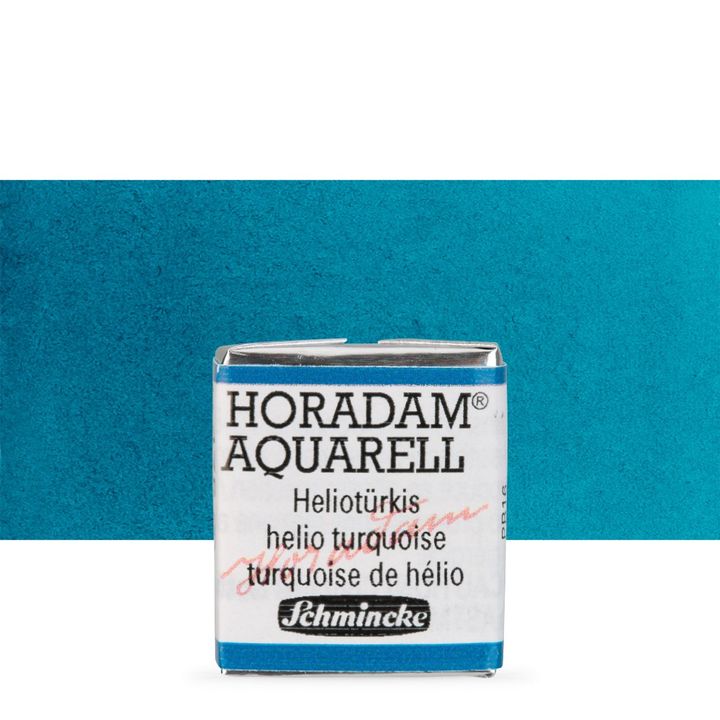 Schmincke Horadam akvarelne barve v polponvi – 475 Helio Turquoise