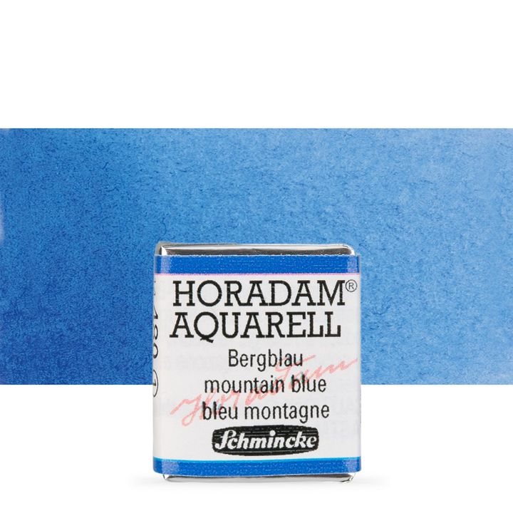 Schmincke Horadam akvarelne barve v polponvi – 480 Mountain Blue