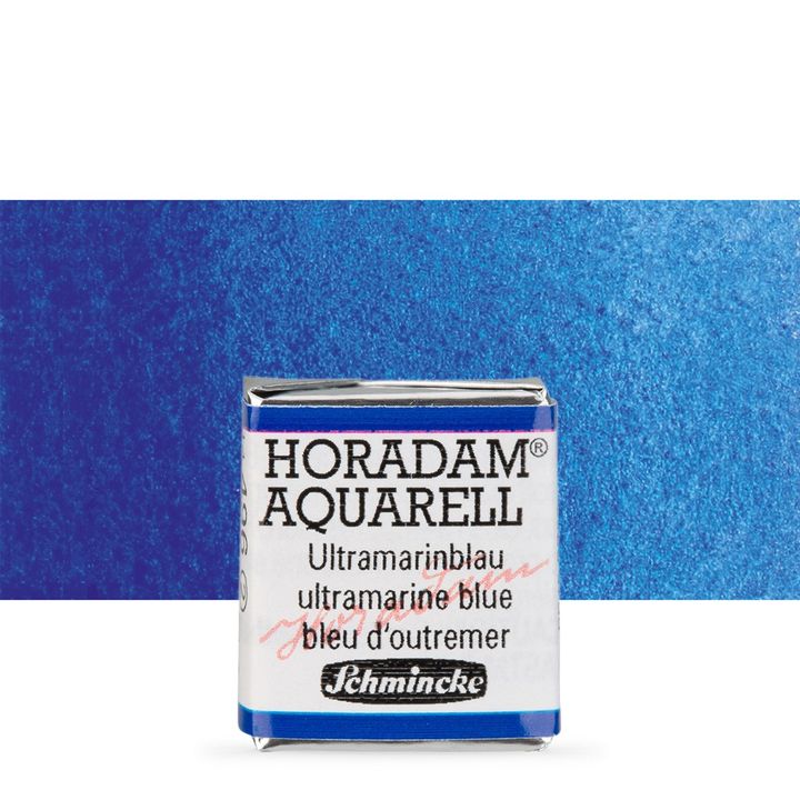 Schmincke Horadam akvarelne barve v polponvi – 496 Ultramarine Blue
