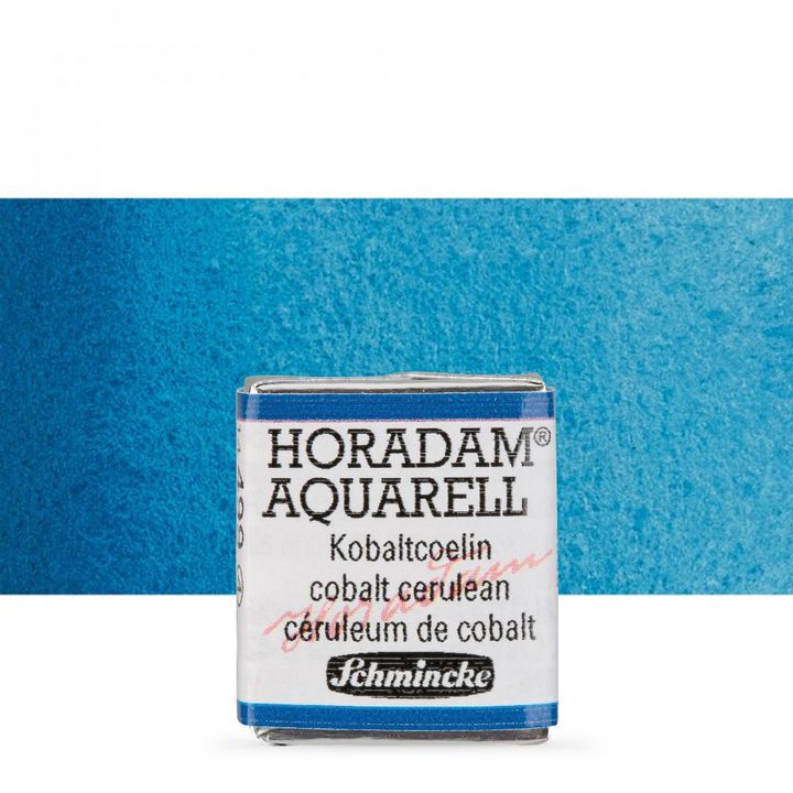 Schmincke Horadam akvarelne barve v polponvi – 499 Cobalt Cerulean
