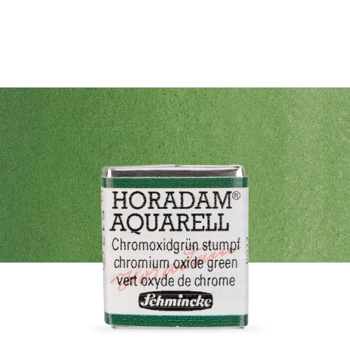 Schmincke Horadam akvarelne barve v polponvi – 512 Chromium Oxide Green