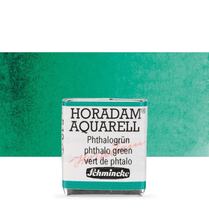 Schmincke Horadam akvarelne barve v polponvi – 519 Phthalo Green
