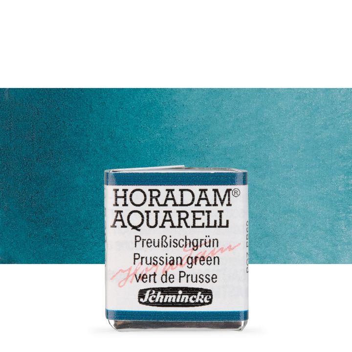 Schmincke Horadam akvarelne barve v polponvi – 528 Prussian Green