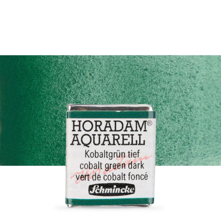Schmincke Horadam akvarelne barve v polponvi – 533 Cobalt Green Dark