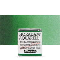 Schmincke Horadam akvarelne barve v polponvi – 534 Permanent Green Olive