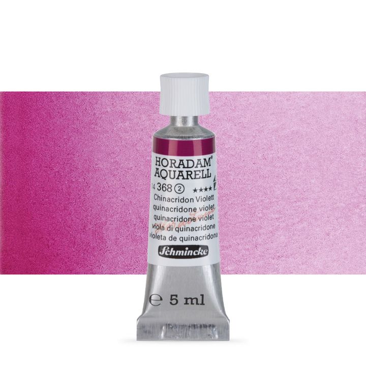 Schmincke Horadam akvarelne barve v tubi po 5 ml – 368 Quinacridone Violet