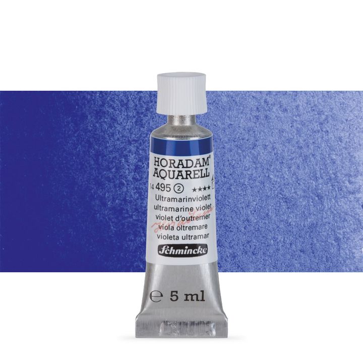 Schmincke Horadam akvarelne barve v tubi po 5 ml – 495 Ultramarine Violet