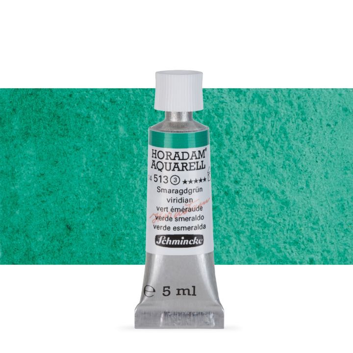 Schmincke Horadam akvarelne barve v tubi po 5 ml – 513 Viridian
