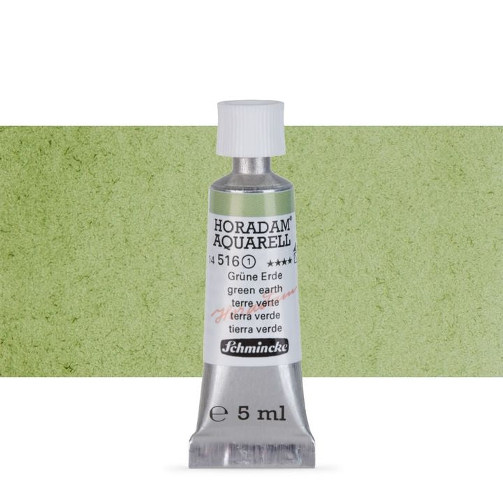 Schmincke Horadam akvarelne barve v tubi po 5 ml – 516 Green Earth