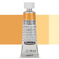 Schmincke Horadam Gouache 15 ml – 640 Titanium Gold Ochre