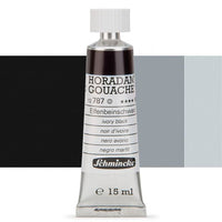 Schmincke Horadam Gouache 15 ml – 787 Ivory Black