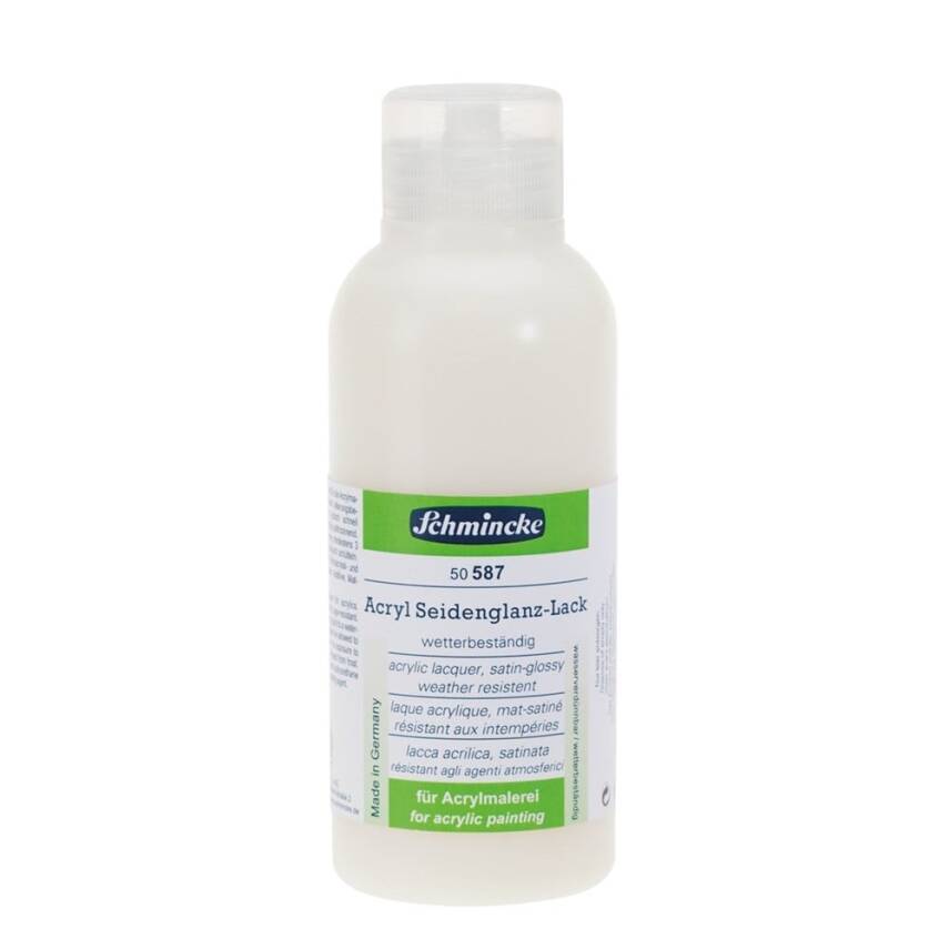 Schmincke akrilni lak, polsijajen 250 ml