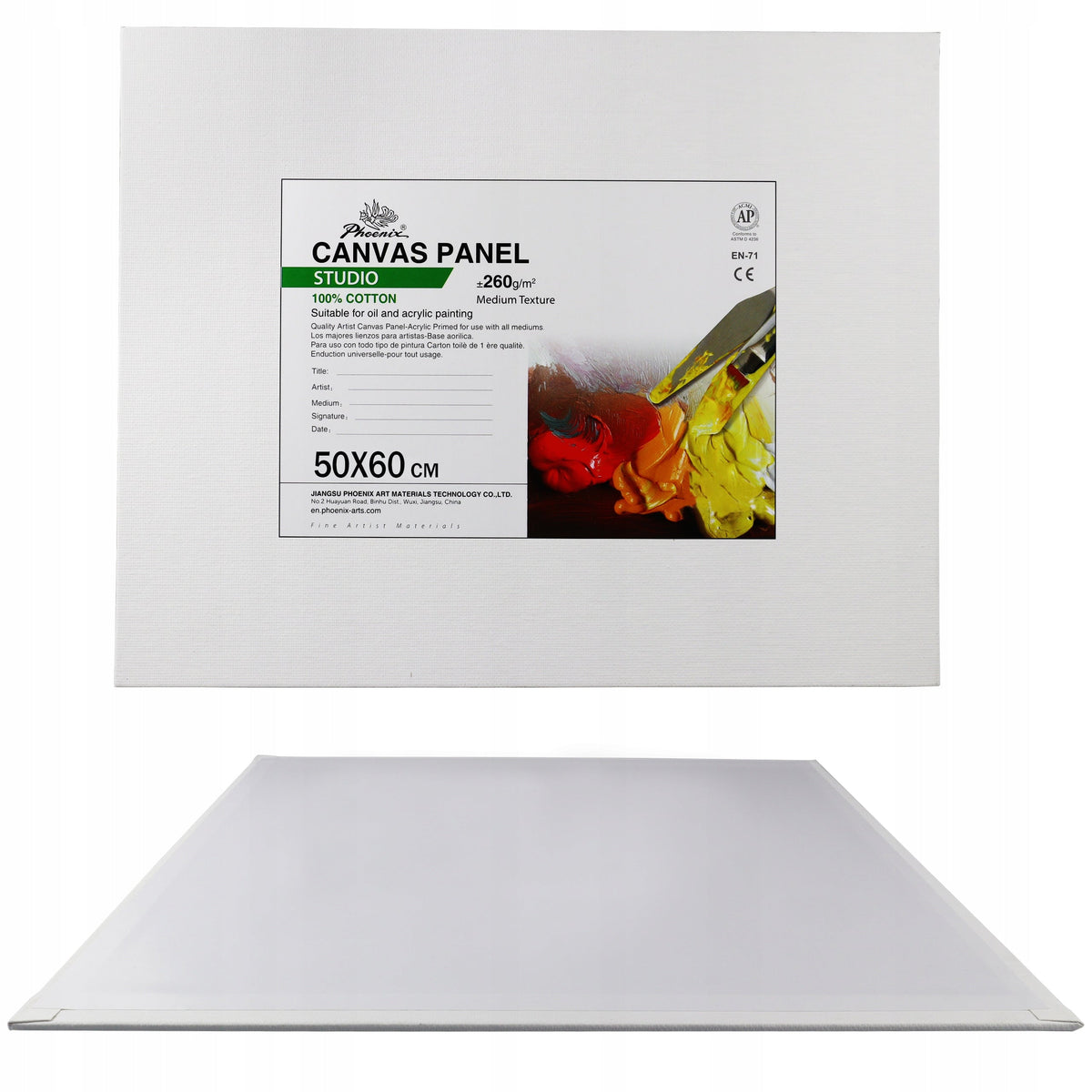 Šepsirano platno na kartonu Phoenix 50 x 60 cm – 5 kos