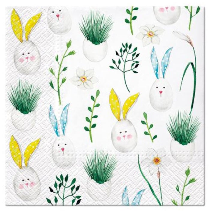 Servieta za decoupage Rabbit Eggs - 1 kos