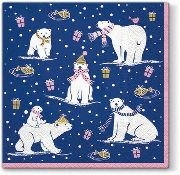 Serviete za decoupage Arctic Pack - 1 kos