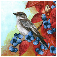Serviete za decoupage Bird on Blackthorn - 1 kos