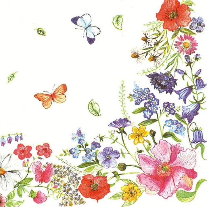Serviete za decoupage Blossom Border - 1 kos