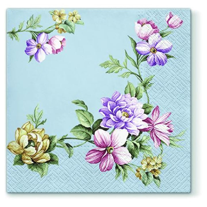 Serviete za decoupage Blue Garland - 1 kos