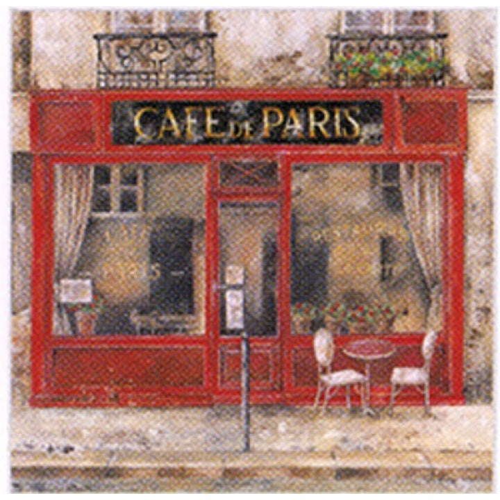 Serviete za decoupage Cafe de Paris - 1 kos