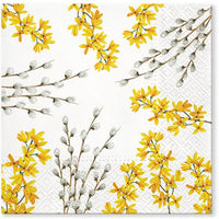 Serviete za decoupage Catkins and Forsythia - 1 kos